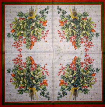 102 Weihnachten Blumen - 3-lagig - Paper Design